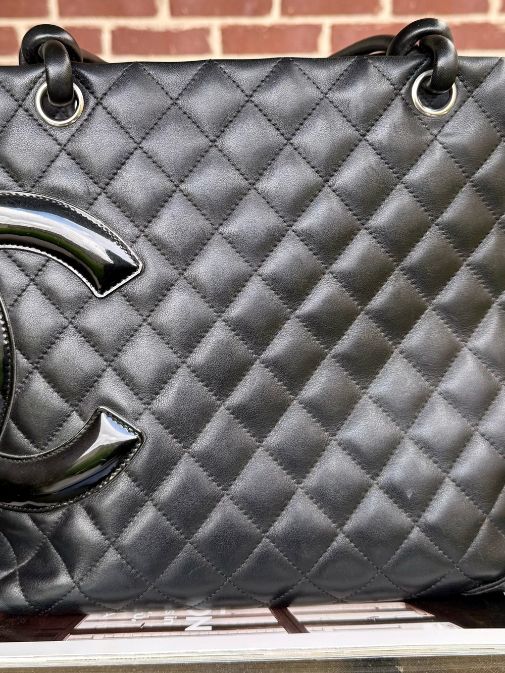 CHANEL Black Cambon Tote